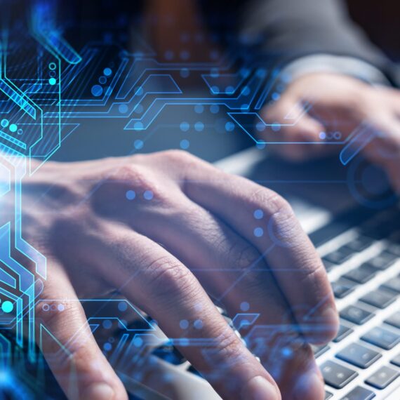 A digital marketing team working on custom web design strategies for a business in Naples to enhance online performance.